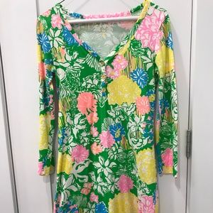 Lilly Pulitzer Hibiscus Stroll Palmetto Dress XS